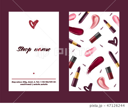 Lipstick pattern vector beautiful red color fashion pink lipgloss lip makeup art illustration Lipstick pattern vector beautiful red color fashion pink lipgloss lip makeup art illustration 47126244