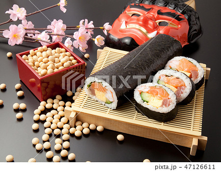 恵方巻き 恵方巻き 47126611