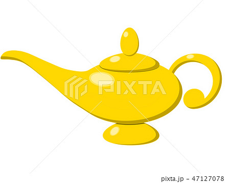 魔法のランプのイラスト素材 47127078 Pixta