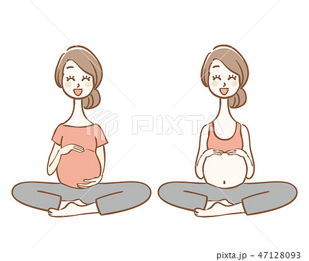 女性 マタニティヨガ 47128093