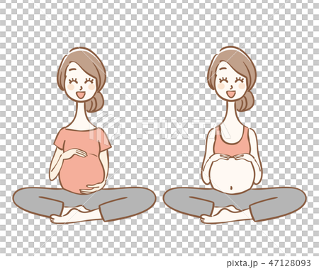 女性 マタニティヨガ 47128093