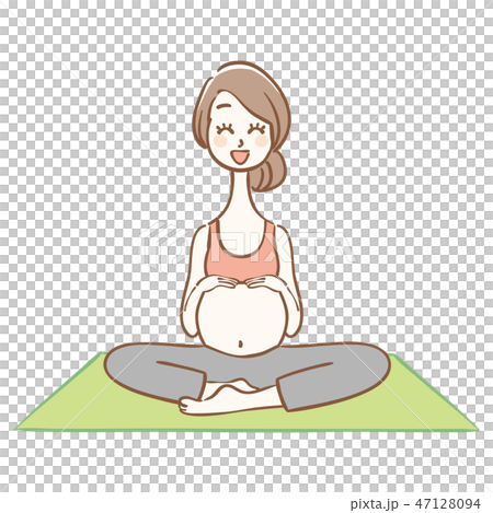 女性 マタニティヨガ 47128094