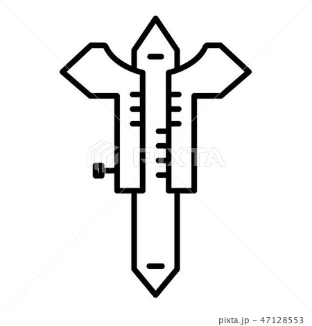 Welder measurement icon, outline style Welder measurement icon, outline style 47128553