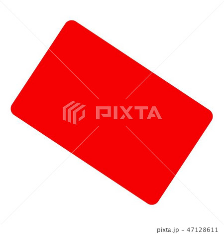Red card icon, flat style Red card icon, flat style 47128611