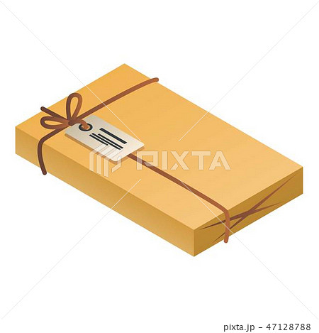 Delivery packet icon, isometric style 47128788