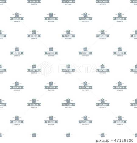Sticker stationery pattern vector seamless 47129200