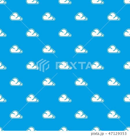 Concept cloud pattern vector seamless blue 47129353