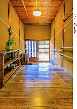 Japanese House Entrance Stock Photo