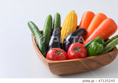 【切抜パス付】生野菜 47135245