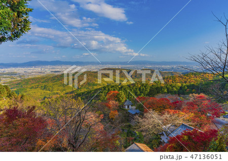 京都　善峯寺　京都市内遠望 47136051