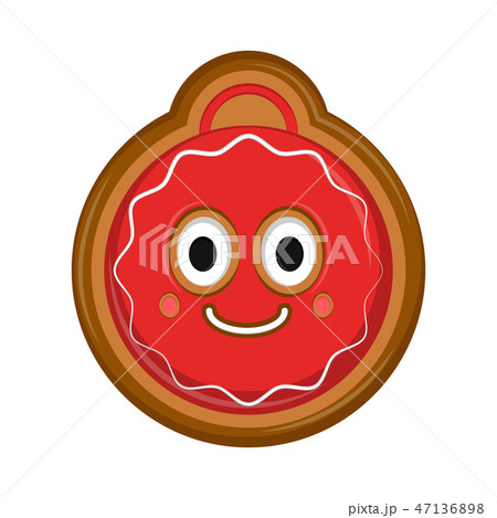 Happy christmas ball gingerbread Happy christmas ball gingerbread 47136898