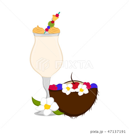 Coconut cocktail image Coconut cocktail image 47137191