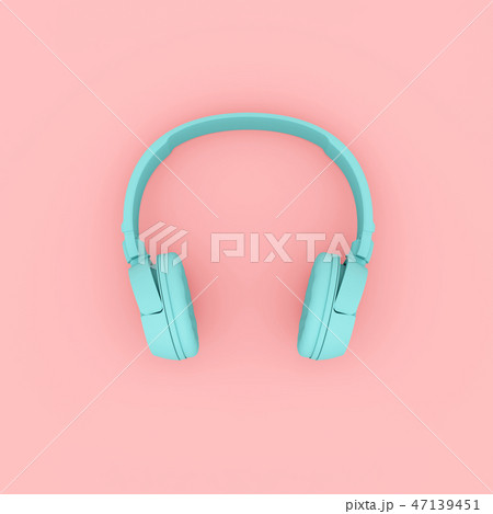 Modern Headphones two tone color. Modern Headphones two tone color. 47139451