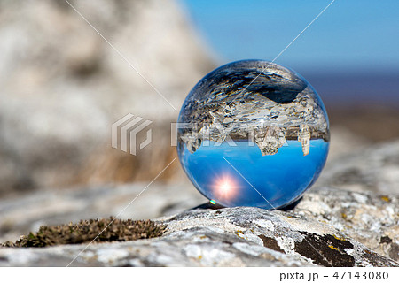 Upside down landscape of Pobiti Kamani, Bulgaria 47143080