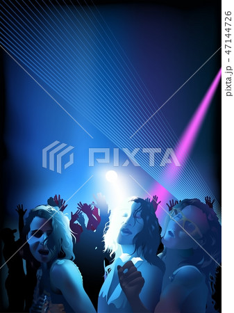 Dancing Girls at a Party 47144726