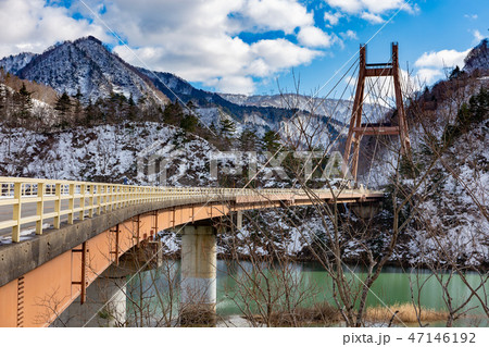 冬の飛越七橋・合掌大橋 47146192