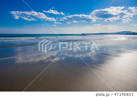 空と海と砂浜 空と海と砂浜 47146833