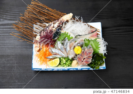 アジの刺身 アジの刺身 47146834