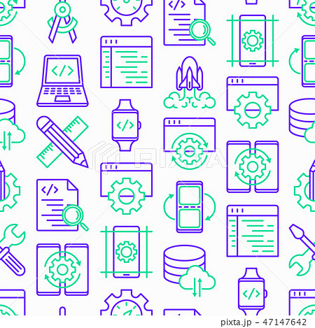 App development seamless pattern 47147642