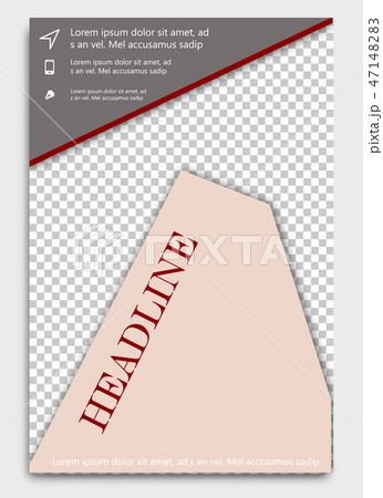 Brochure template flyer design vector background brochure, design, flyer, template 47148283