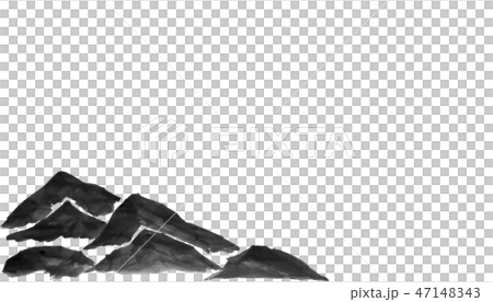 Rock ink painting illustration Rock ink painting illustration 47148343