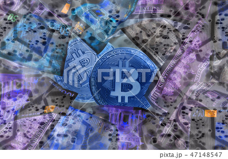 Economy trends virtual digital currency background Economy trends virtual digital currency background 47148547