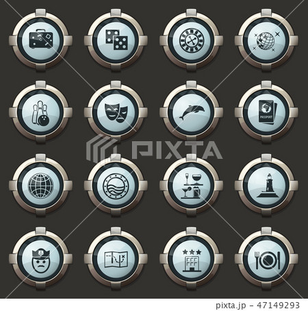Cruise icon set 47149293