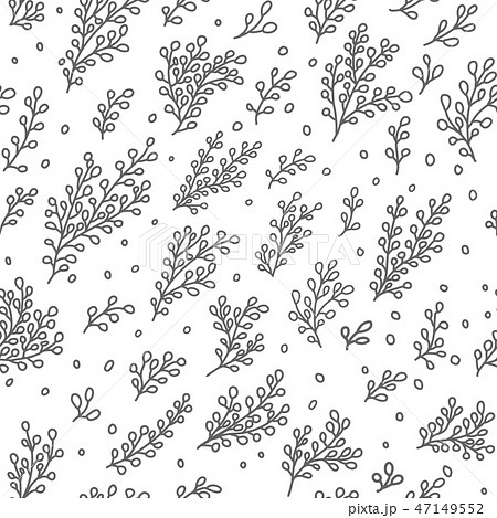 Monochrome vector seamless pattern Monochrome vector seamless pattern 47149552