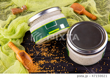 Cod paste in a glass jar with a tin cover Cod paste in a glass jar with a tin cover 47150021