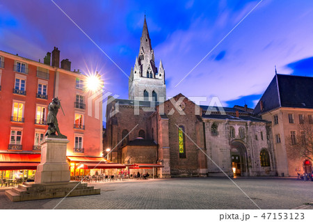 Saint Andrew square in Grenoble, France 47153123