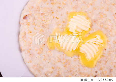 Porridge on milk with butter Porridge on milk with butter 47153165