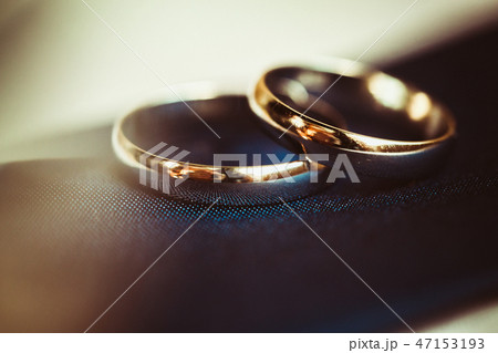 wedding rings on dark background wedding rings on dark background 47153193