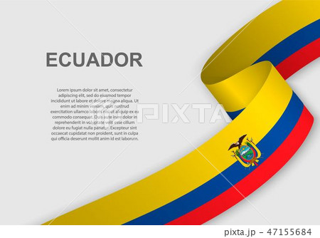 waving flag. Template for independence day 47155684