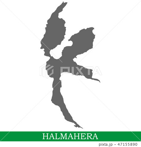 High quality map of island 47155890