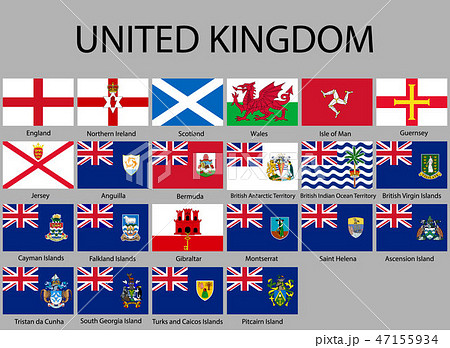 flags with british flag on them