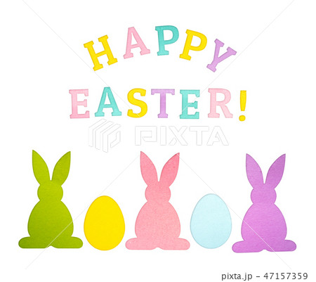 Happy Easter greeting card Happy Easter greeting card 47157359