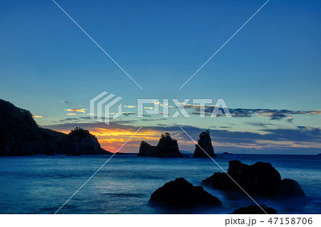 逢ヶ浜の夜明け 逢ヶ浜の夜明け 47158706