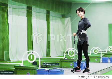 ゴルフ ゴルフスクール フィットネス スポーツジム 女性 ゴルフ ゴルフスクール フィットネス スポーツジム 女性 47160929