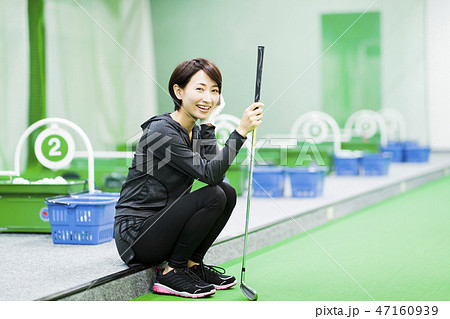ゴルフ ゴルフスクール フィットネス スポーツジム 女性 ゴルフ ゴルフスクール フィットネス スポーツジム 女性 47160939