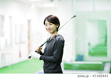 ゴルフ ゴルフスクール フィットネス スポーツジム 女性 ゴルフ ゴルフスクール フィットネス スポーツジム 女性 47160945