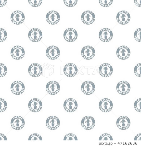 Botanical cactus pattern vector seamless 47162636