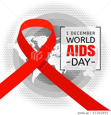 World AIDS Day concept background, flat style 47162955