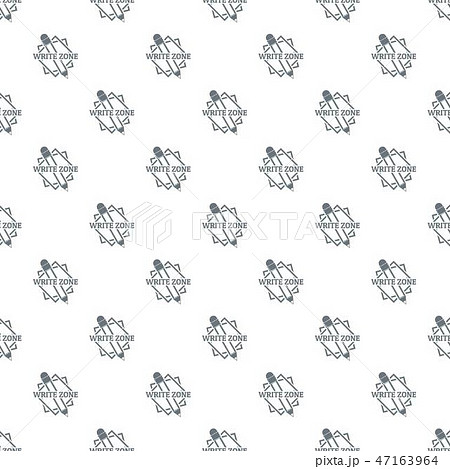 Write zone pattern vector seamless 47163964