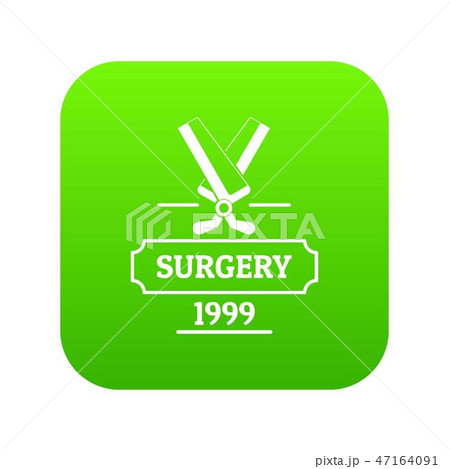 Medicine icon green vector 47164091