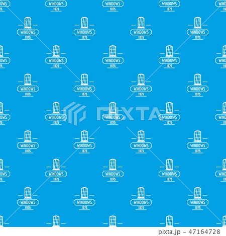Inside window pattern vector seamless blue 47164728