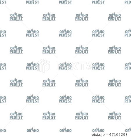 Orthopedic pattern vector seamless 47165293
