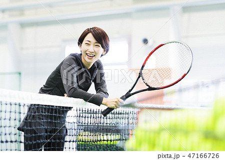 テニス テニスクラブ テニススクール フィットネス スポーツジム 女性 テニス テニスクラブ テニススクール フィットネス スポーツジム 女性 47166726