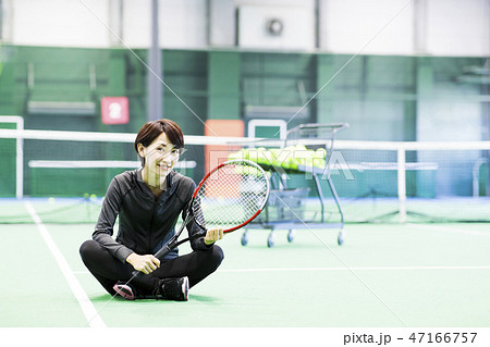 テニス テニスクラブ テニススクール フィットネス スポーツジム 女性 テニス テニスクラブ テニススクール フィットネス スポーツジム 女性 47166757
