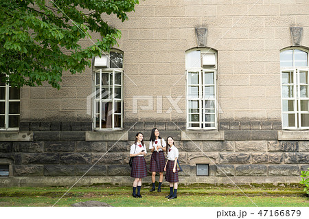 女子高生 札幌 修学旅行 札幌市資料館 女子高生 札幌 修学旅行 札幌市資料館 47166879