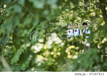 高校生　通学風景 47167811